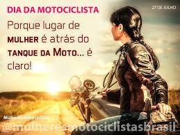 Feliz dia do motociclista a todos! Mulheres Motociclistas Posts Facebook