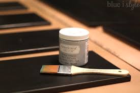 Step by step guide to painting on laminate with chalk paint® the first step is to clean your cabinets. My First Time Using Chalk Paint Challenges But Ultimate Success Blue I Style