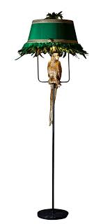 parrot floor lamp eclectic lamps green floor lamp gold floor lamp