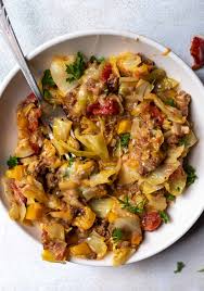 Unstuffed Cabbage Casserole Low Carb Wonkywonderful