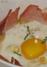 Cocotte Jambon Blanc Oeuf Et Cantal Recette Recettes De Cocotte Recettes De Cuisine Cocotte