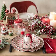 Couronne De Noel Artificielle De Baies Rouges D42 Maisons Du Monde Maison De Noel Table De Noel Decoration Noel Maison