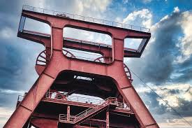 Headframe Doppelbock Winding Tower Ruhr Area Bill Mining Historically Pott Old Cloud Sky Sky Pxfuel