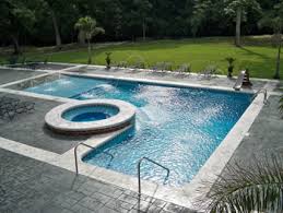 Swimming Pool Contractor Serving North South Carolina Since 1963 Hucks Pool Company Pool Landscaping Swimming Pools Backyard Pool House Designs
