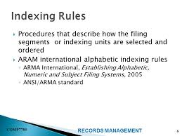 Your title and abstract will be used by search engines to help potential audiences locate your work, so clarity will help to draw the attention of your targeted readers. Records Filing And Indexing Rules Ppt Video Online Download