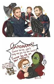 Thor And Captain Passing By Quill Holding His Breath Avengers Infini Avengers Breath Capt Funny Marvel Memes Marvel Superheroes Marvel Funny