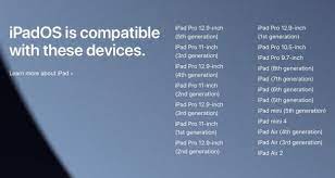 All ‌ ipad ‌ pros ‌ipad‌‌ (8th generation) ‌ipad‌‌ (7th generation) Ipados 15 Compatible Devices List Which Ipad Models Support Ipados 15 Osxdaily