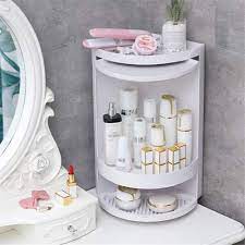 Browse our full range of products from dressing tables to complete modern kitchens. Fing 360 Rotating Corner Shelves 3 Tier Storage Cabinet Towel Holder Rack Corner Cabinets With Doors And Shelves For Bathroom Bathtub Toilet Table Color White Amazon In Home Improvement