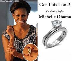 What Does Michelle Obama Wedding Ring Looks Like Michelle Obama Michelle Barack And Michelle