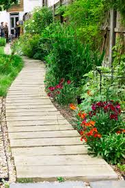 Modern concrete paver walkway ideas. How Important Is Your Garden Path The Middle Sized Garden Gardening Blog