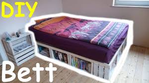 1, 2 sich ins bett hauen, zu bett gehen. Diy Bett Aus Obstkisten L Vlog L Big Mary Youtube