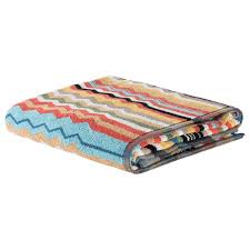 The luxurious missoni home bathroom accessories also offer an elegant update for your bathroom. Missoni Casa Bath And Shower Towel Mare Yancy Mh Benasciutticasa Online