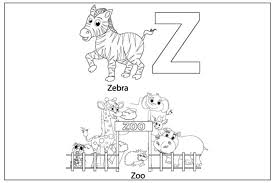 Most are available in standard block and d'nealian manuscript font. Coloring Sheet From Letter Z For Kids 763529 Printables Design Bundles