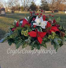 Maybe you would like to learn more about one of these? Winter Headstone Saddle Flowers For Headstone Grave Etsy Memorial Flowers Grave Decorations Gravesite Decorations