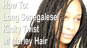 Marley braiding hair, kinky texture, bomb braid hair. How To Long Senegalese Kinky Twist W Marley Hair Close Up Video Youtube