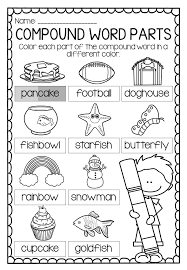 Compound Words Printables And Activities Pack For First And Second Grade Compound Words Compound Words Worksheets Compound Words Activities
