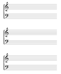 Piano Sheet Template - Costumepartyrun