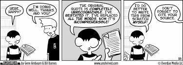 Unshelved Strip For 4 19 2012 Barnes Writing Cite
