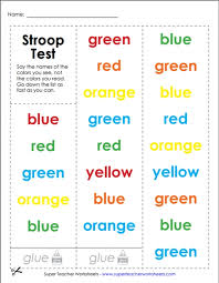 Stroop Test