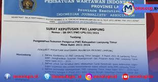 Check spelling or type a new query. Sk Pengurus Terbit Ketua Pwi Lampung Timur Berharap Ada Gebrakan Baru