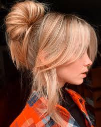 Donut meets messy meets fringes, and it is as easy to make as it looks. 50 New Updo Hairstyles For Your Trendy Looks In 2021 Hair Adviser