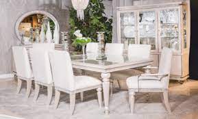 Aside from a dining table, side chairs and arm chairs, most collections also feature a china cabinet, curio. Aico Furniture Dining Room Collections By Dining Rooms Outlet