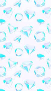 White Aqua Turquoise Watercolour Gems Jewels Diamonds Iphone Phone Wallpaper Background Lock Scre Watercolor Gem Wallpaper Iphone Cute Sparkly Iphone Wallpaper