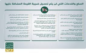الزكاة والدخل السعودية تحصل القيمة المضافة على 21سلعة وخدمة بصفر معلومات مباشر