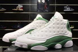 Air Jordan 13 Retro White Black Lucky Green Cheap New Air Jordan 13 Retro Ray Allen Pe 414571 125 For Sale Air Jordans Air Jordans Retro Jordan 13
