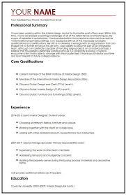 Example of a good cv. Example Of Cv Verat