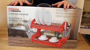 Dish Drainer Home Basics 2 Tier Red Rack Product Review Unboxing Assembly Youtube This site is a participant in the amazon associates program services llc, an affiliate advertising program designed to provide a. dish drainer home basics 2 tier red rack product review unboxing assembly