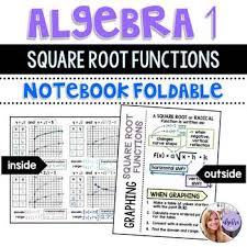 Algebra 1 Graphing Square Root Radical Functions