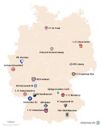 After the bankruptcy of sv mattersburg in summer 2020, originally relegated wsg tirol remained in the bundesliga. 2 Bundesliga 2014 15 Von Leonaredeker Landkarte Fur Deutschland