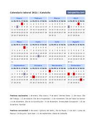 Calendario laboral de barcelona 2021 en pdf. Calendario Laboral 2021 Calendarios Con Festivos Por Comunidad Para Imprimir