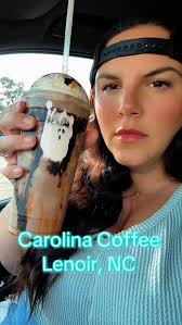 Mixed it up from my usual coffee run this morning and headed up to Carolina  Coffee in Lenoir, NC! Look how cute this drink is!! 👻👻 Pumpkin Cookies &  Scream 👻 #carolinacoffee #lenoirnc #coffee ...