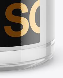 Download Opened Clear Glass Jar With White Gel Mockup In Jar Mockups On Yellow Images Object Mockups