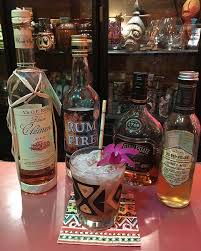Jamaican Bad Decisions Features Products From Iron Tikitender Sponsors Appleton Rhum Clement Rum Fire And Bg Reynolds Glas Rum Tiki Cocktails Whiskey Bottle