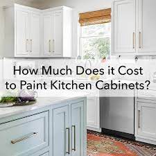 How Much Does It Cost To Paint Kitchen Cabinets Repainting Kitchen Cabinets Painting Kitchen Cabinets Cabinets Cost