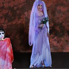 Ghost Bride Costumes For Women Adult Corpse Bride Costumes Halloween Dress For Women Zombie Cosplay Clothing Easter Clothes Costume For Women Bride Costumecostumes For Adults Aliexpress