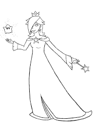 Super mario free coloring printable *new. Rosalina And Star In Super Mario Bros Coloring Pages Super Mario Bros Coloring Pages Free Printable Coloring Pages Online