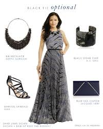 Image result for black tie optional female