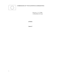 Https Ec Europa Eu Transparency Regdoc Rep 1 2008 En 1 2008 853 En F1 4 Annex 1 Pdf
