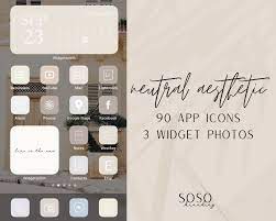 Beige Cream Sand Tone Neutral Aesthetic 90 Iphone Ios 14 App Icons Ios14 Widget Photos Widgetsmith Shortcuts Home Screen App Icons Homescreen App Icon Aesthetic Iphone Wallpaper