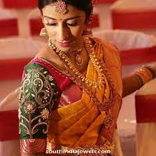 South Indian Wedding Jewellery Design South India Jewels Bridal Blouse Designs Blouse Designs South Indian Bride
