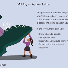 And get rid of injunction. How To Write An Appeal Letter
