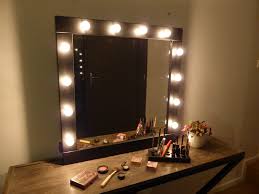 lighted makeup mirror wall mount
