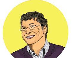 Bill Gates Portrait Portrait Design Portrait Visionary Art
