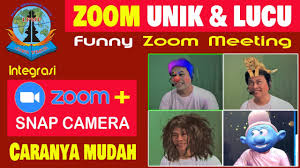 Background zoom adalah opsi bagus untuk mereka yang jarang merapikan tumpukan baju dari empat hari lalu, dan jadi alternatif hebat untuk jadi ingat bahwa kamu punya background zoom yang lucu, jadi kalau para peserta zoom lain terkikik, itu bukan karena ada sesuatu yang aneh di wajah kamu. Zoom Meeting Lucu Dan Unik Dengan Snap Camera Snap Camera For Zoom Youtube