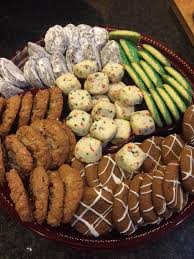 Most cookie recipes focus on 1 dozen cookies, give or take a few. Platter Of Christmas Cookies Costco
