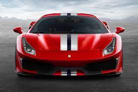 The optional racing stripes that run the length of the car from the hood to the rear deck let everyone know this isn't a regular 488. Meet The Ferrari 488 Pista And Its 711 Hp V 8